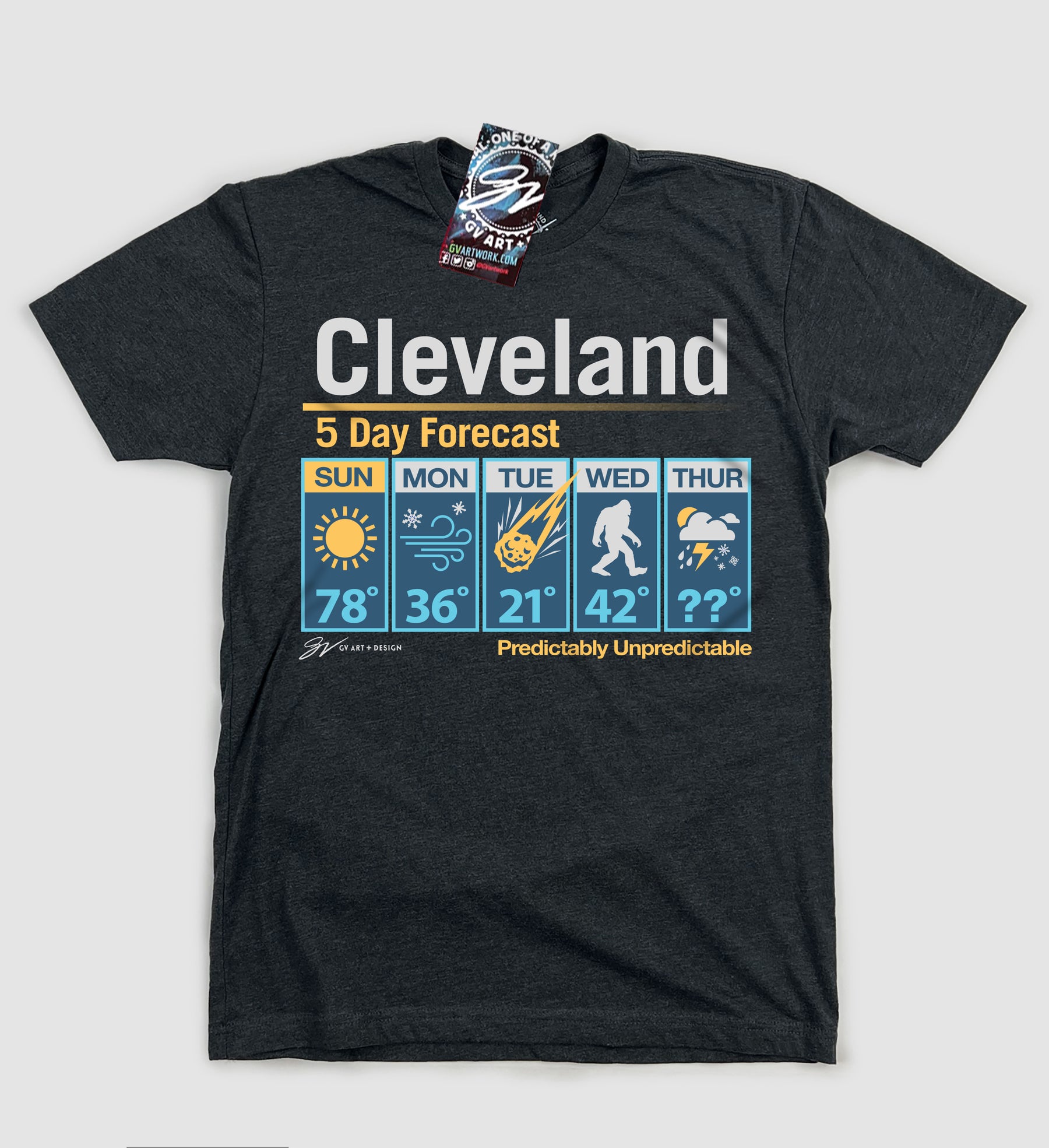 Cleveland Unpredictable Weather TShirt