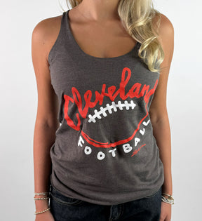 Women's Cleveland Football Laces Tank