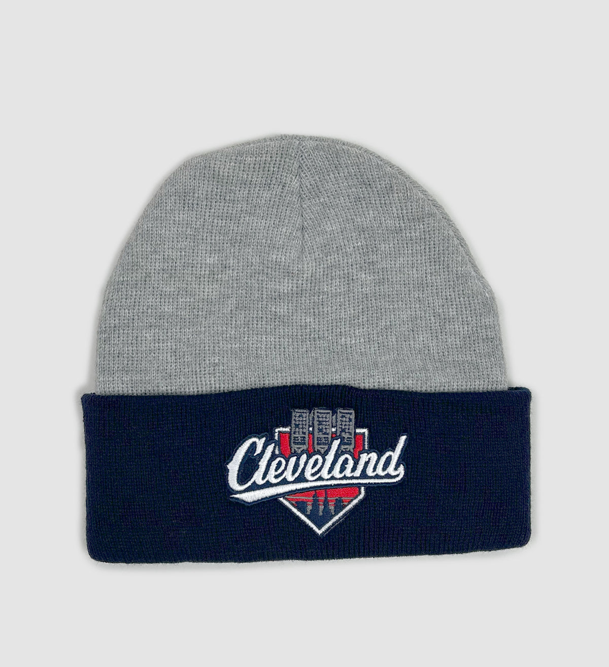 Cleveland Baseball Lights Two Tone Winter Hat