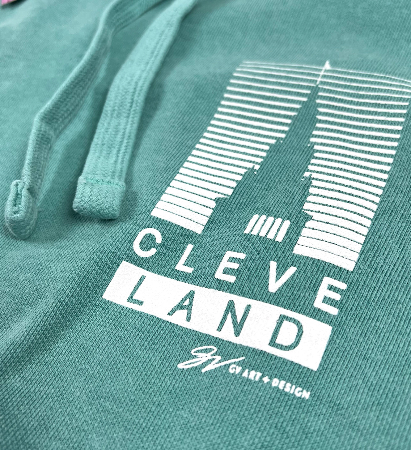 Cleveland Skylines Seafoam Hooded Sweatshirt