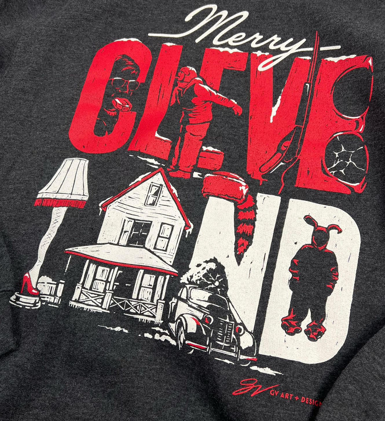 Merry Cleveland Story Crew Sweatshirt