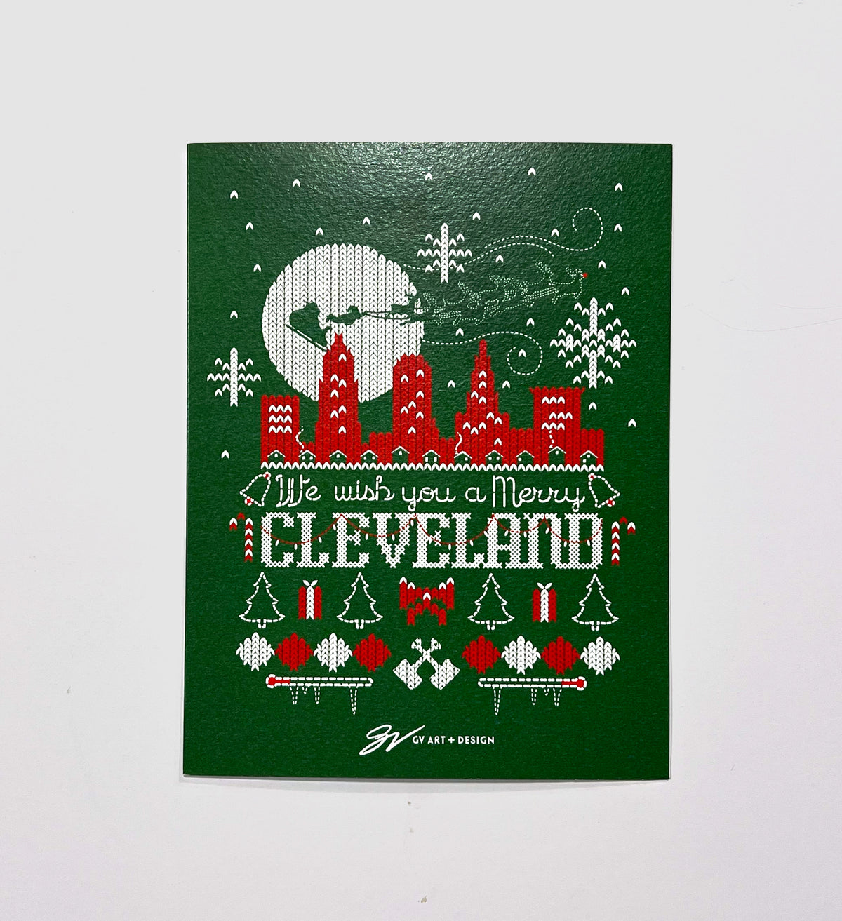 We Wish You A Merry Cleveland Greeting Card