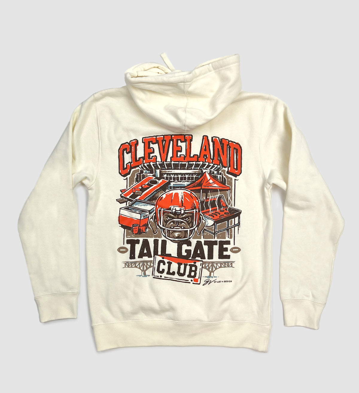 Cleveland Football Tailgate Club Hooded Sweatshirt