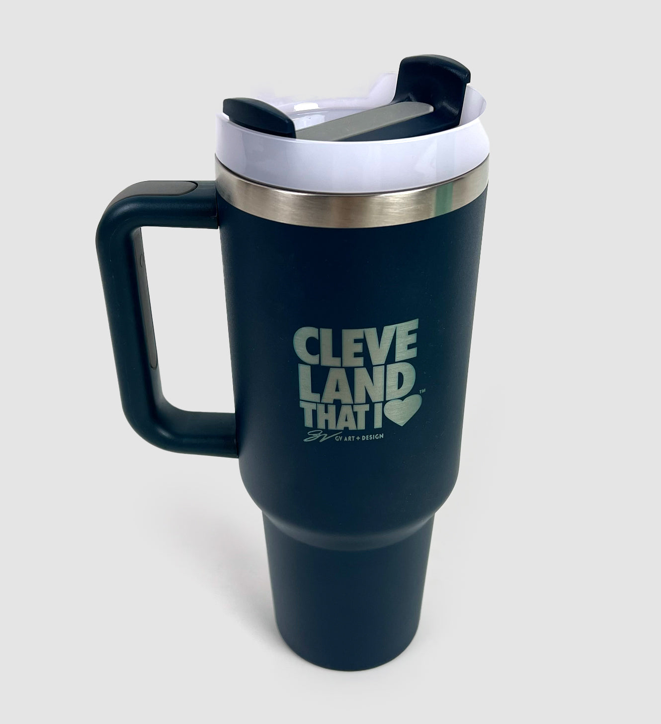 Navy Cleveland That I Love Tumbler