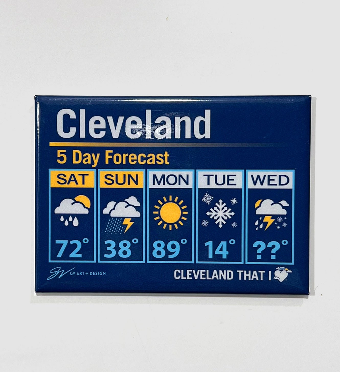 Cleveland Forecast Magnet