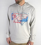 Cleveland Baseball Diamond Collage Hooded Sweatshirt