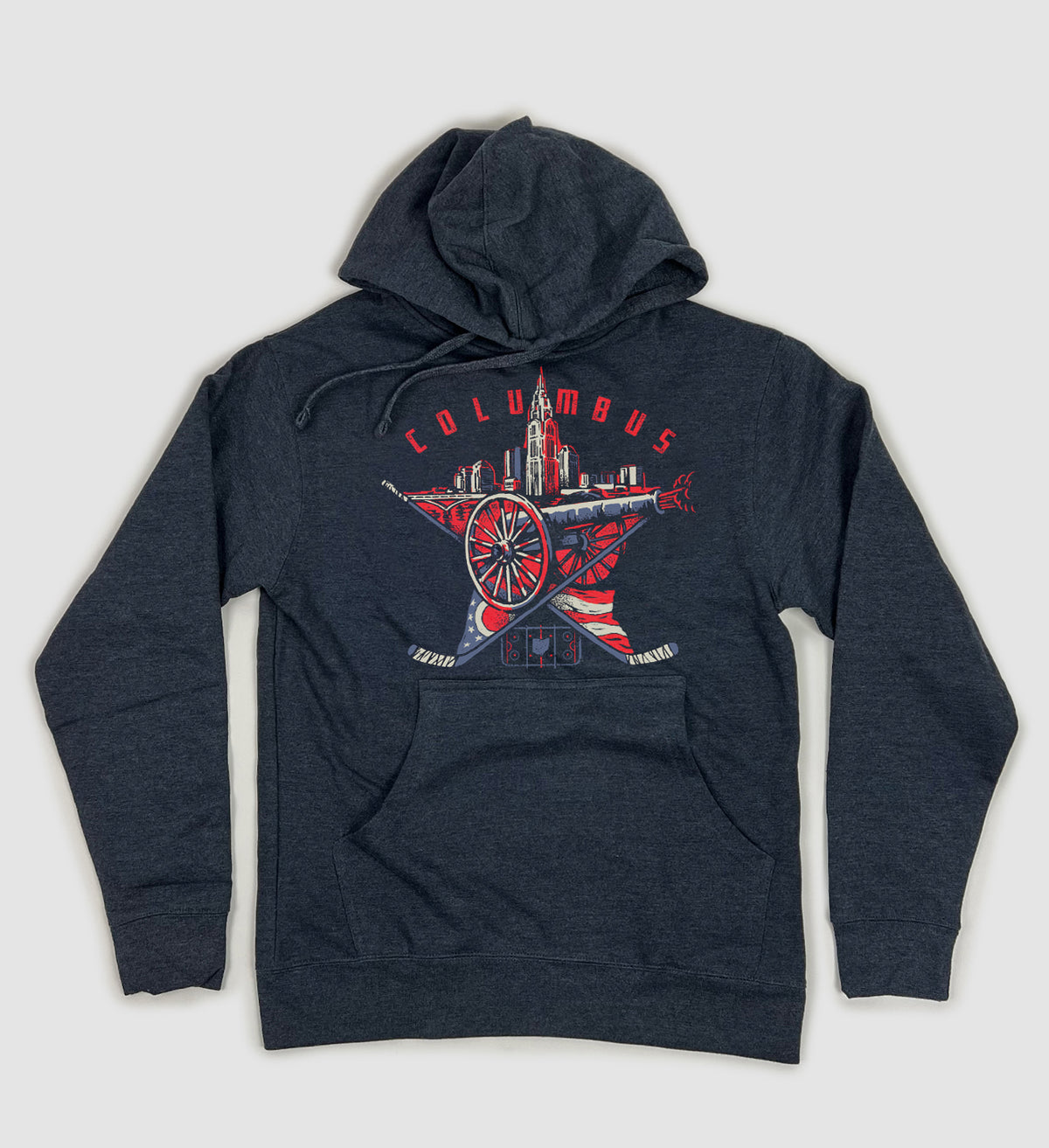 Columbus Hockey Graphic Star Sweatshirt