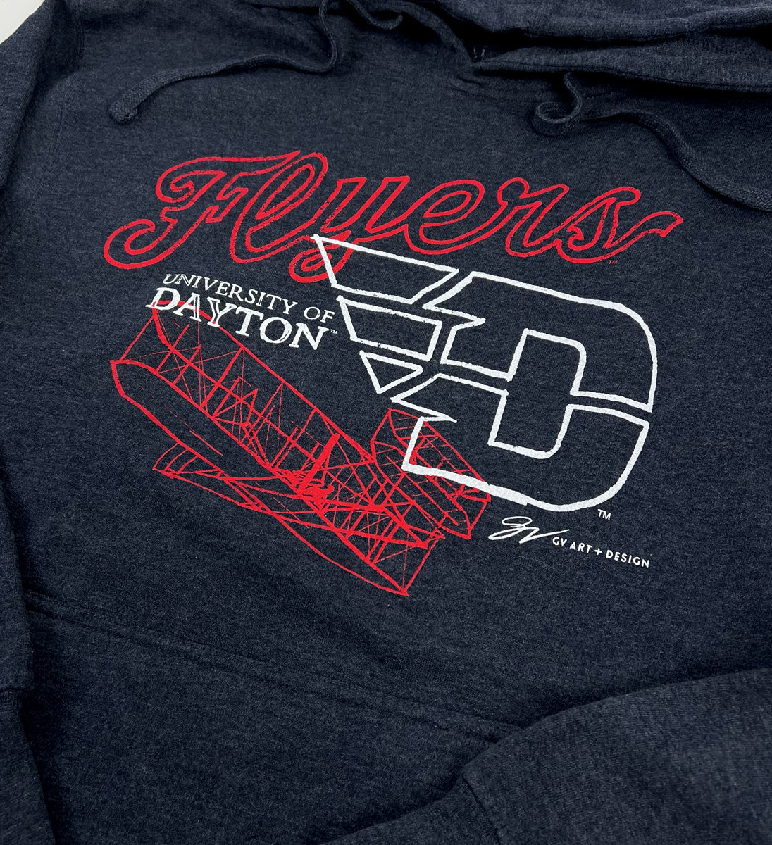 University of Dayton Linework Hooded Sweatshirt