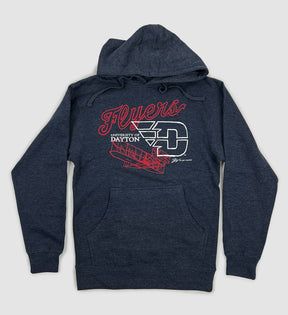 University of Dayton Linework Hooded Sweatshirt