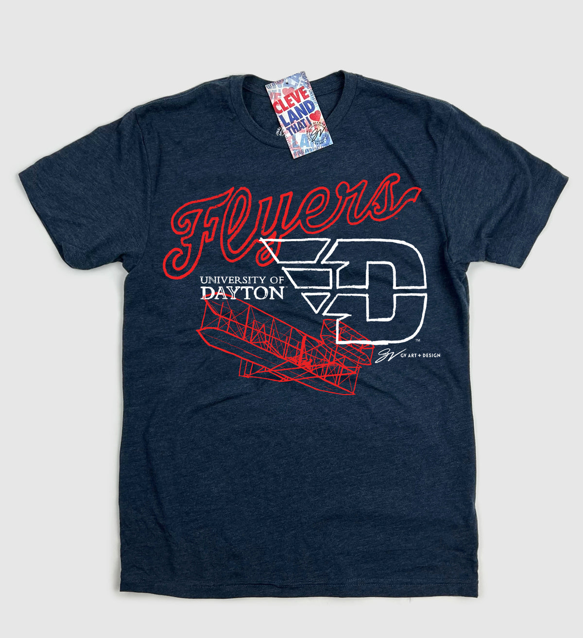 University of Dayton Linework T shirt