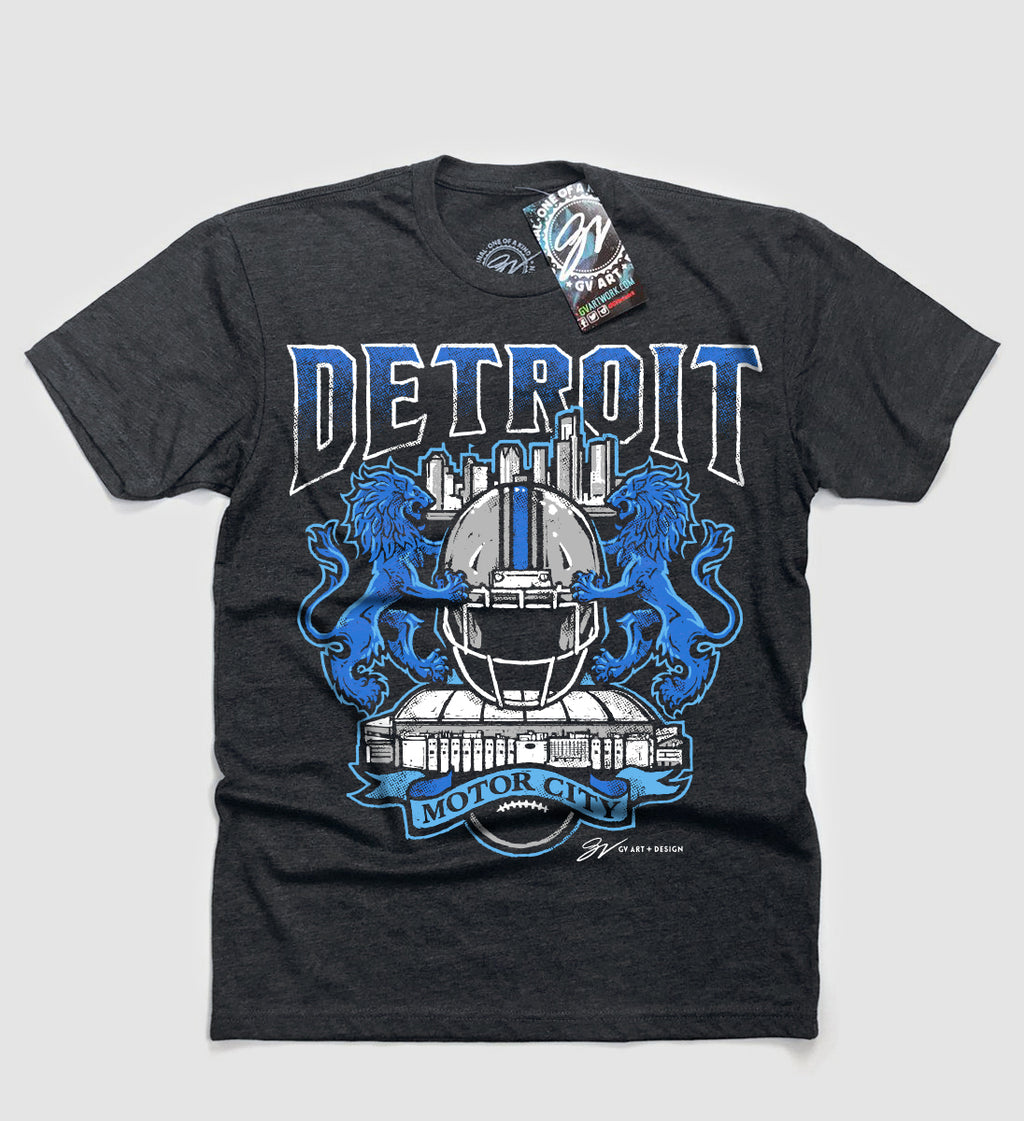 DETROIT MOTOR CITY White Unisex Tee Shirt 