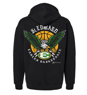 St. Edward Basketball Black Hooded Sweatshirt