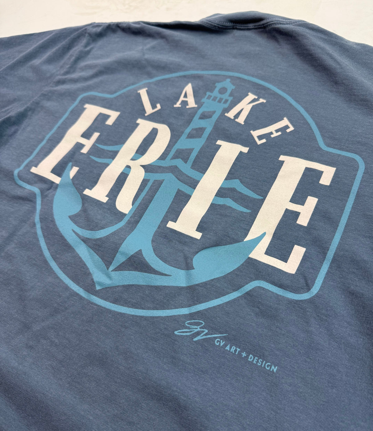 Lake Erie Round Anchor T Shirt