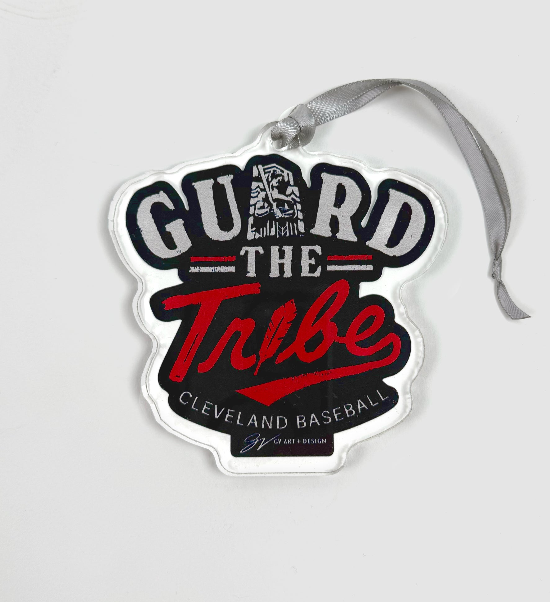 Guard The Tribe Clear Ornament