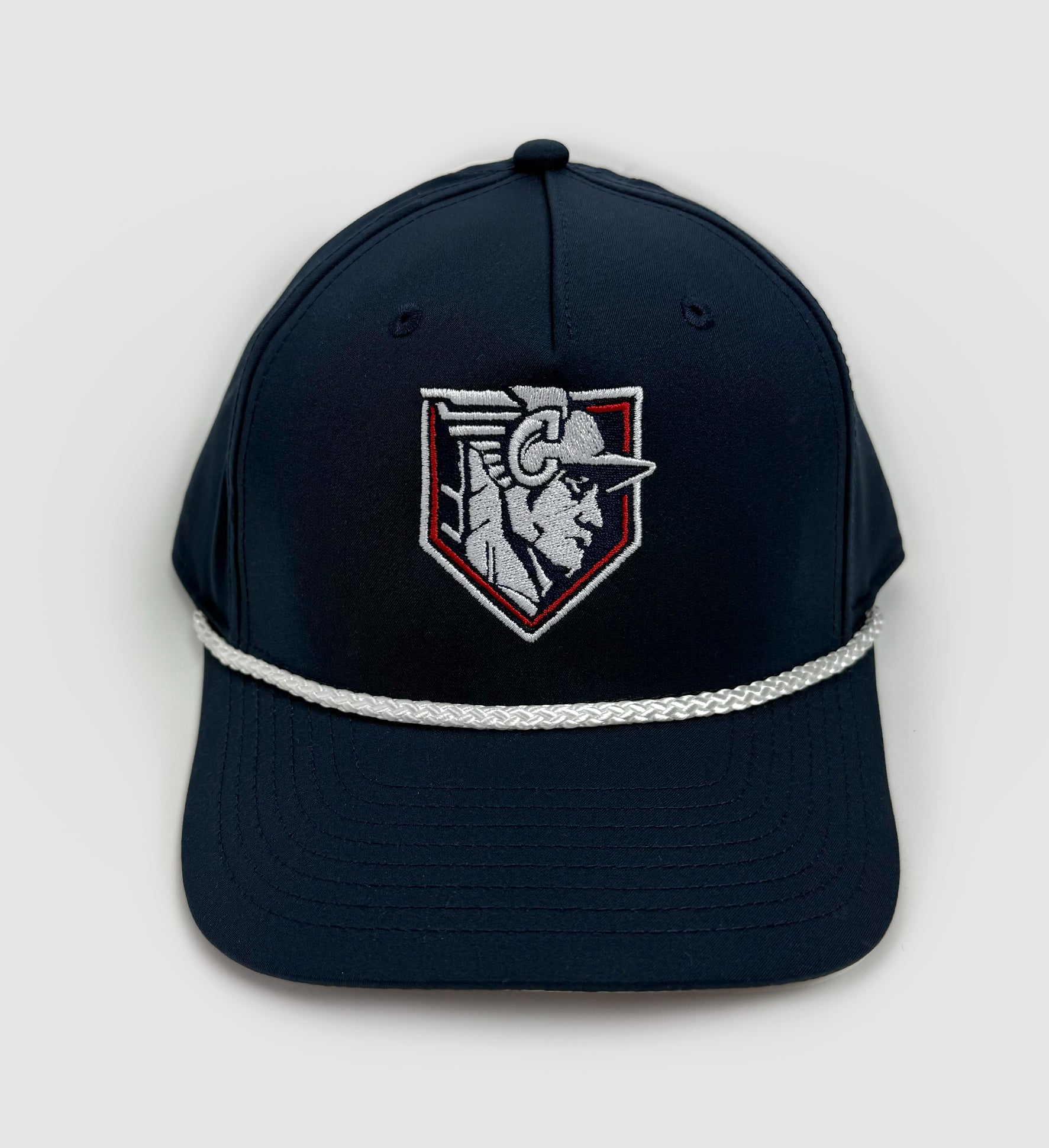 Cleveland Baseball Statue Navy Rope Hat
