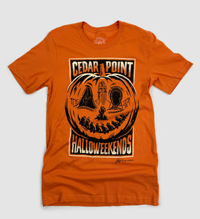 Cedar Point Halloweekends Pumpkin T shirt