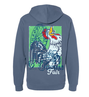 Canfield Fair Rooster Ferris Wheel Hooded Sweatshirt