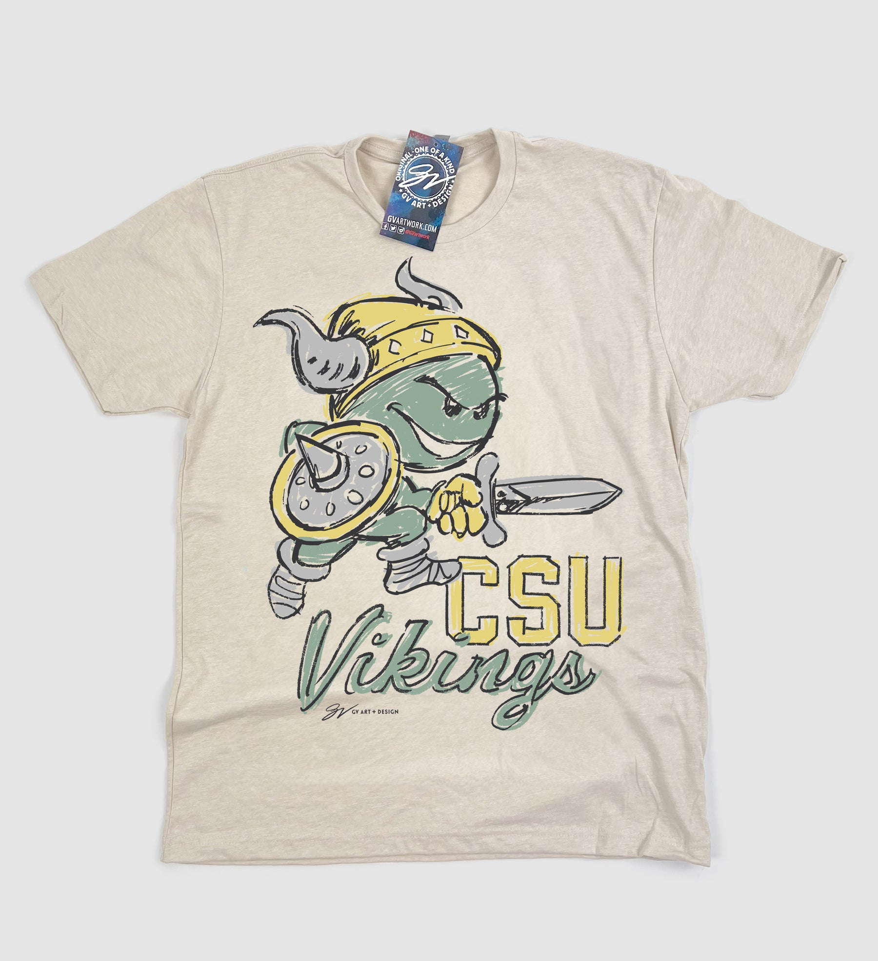 Cleveland State Viking Cartoon T Shirt