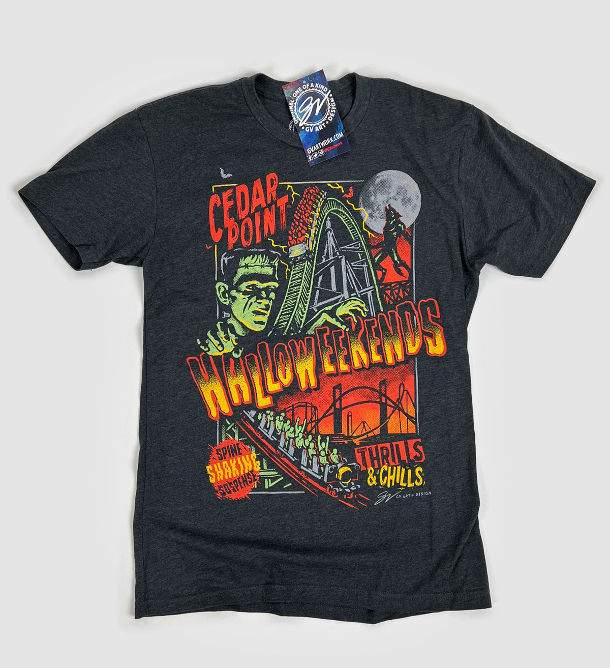 Cedar Point Thrills & Chills T shirt