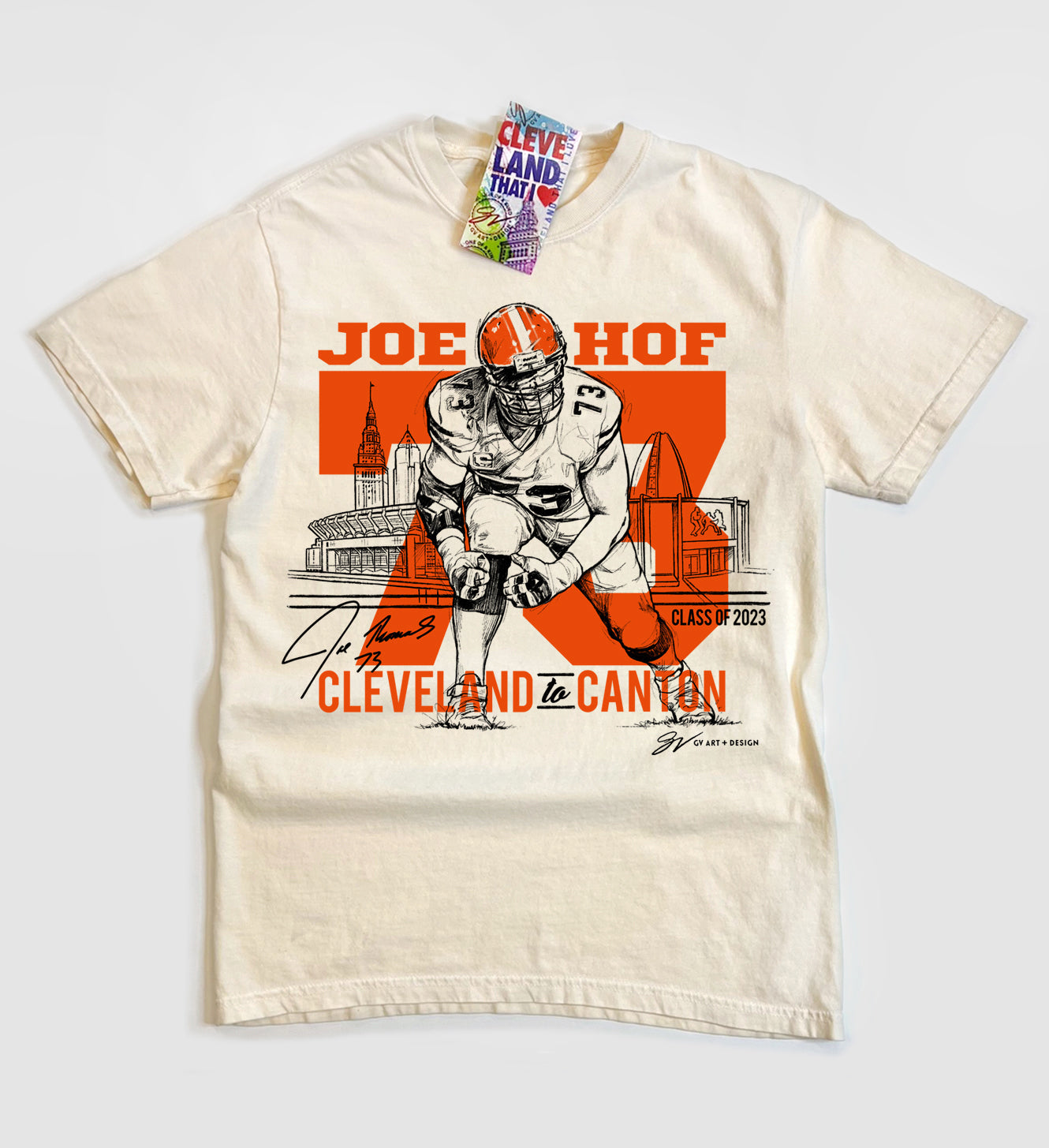 Joe Thomas Cleveland To Canton T Shirt