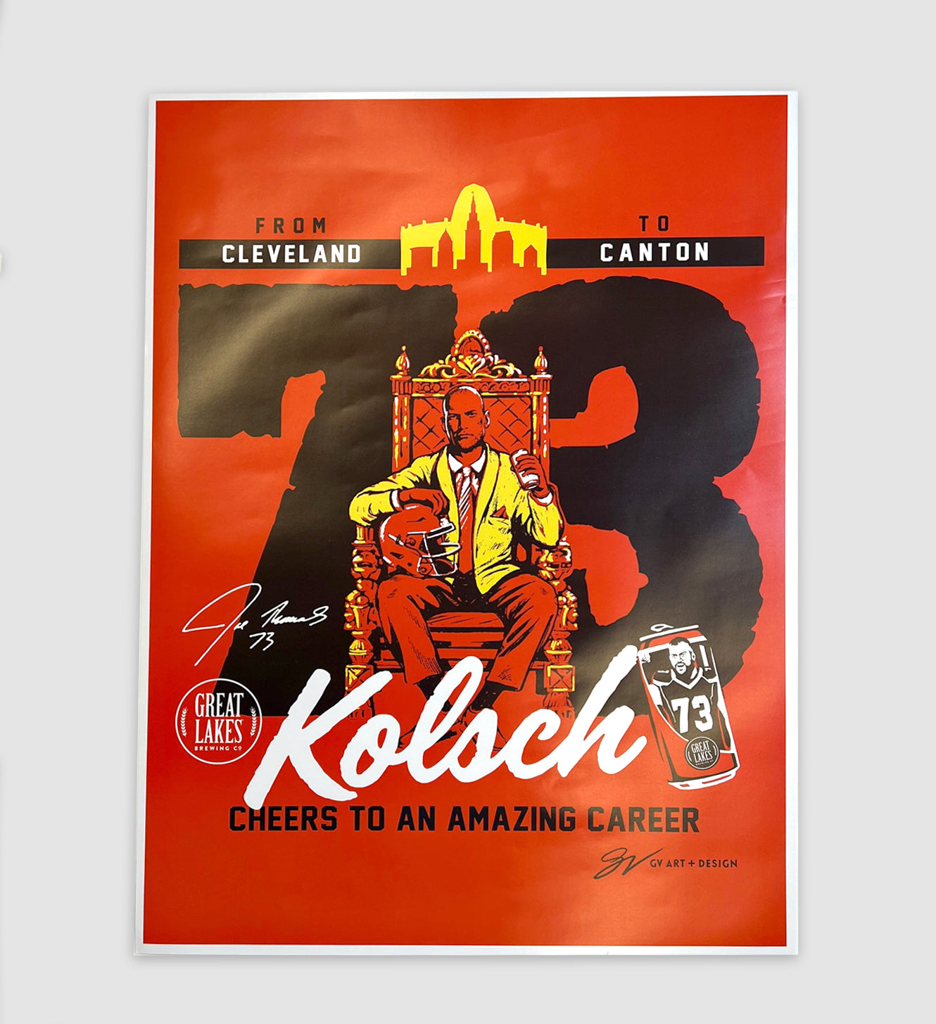 Cheers To An Amazing Career 73 Kolsch Poster