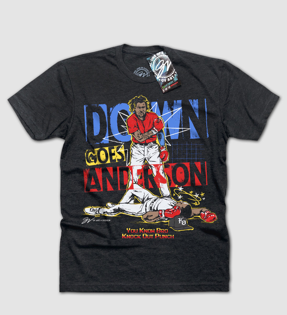 Down Goes Anderson Limited Edition T Shirt