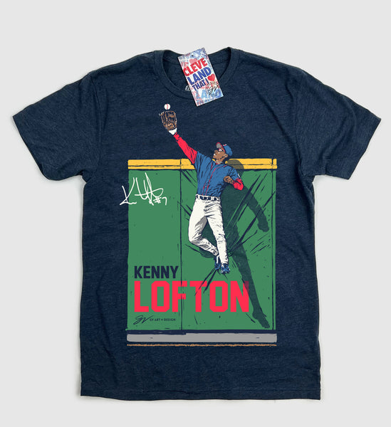 応援グッズ Atlanta Braves Kenny Lofton GAME SHIRT Navy Kenny Lofton 