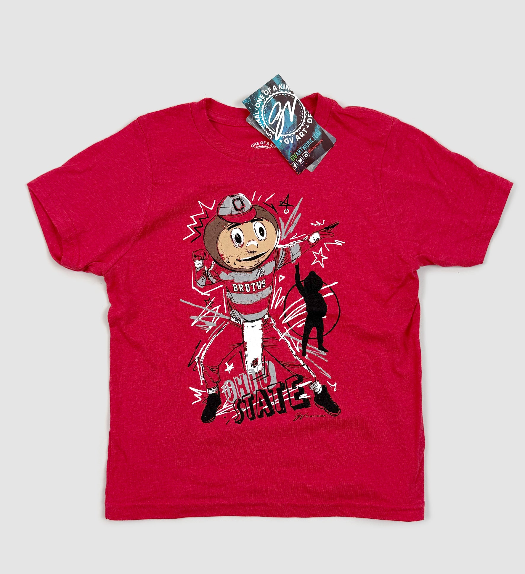Kids Red Brutus Flex T Shirt