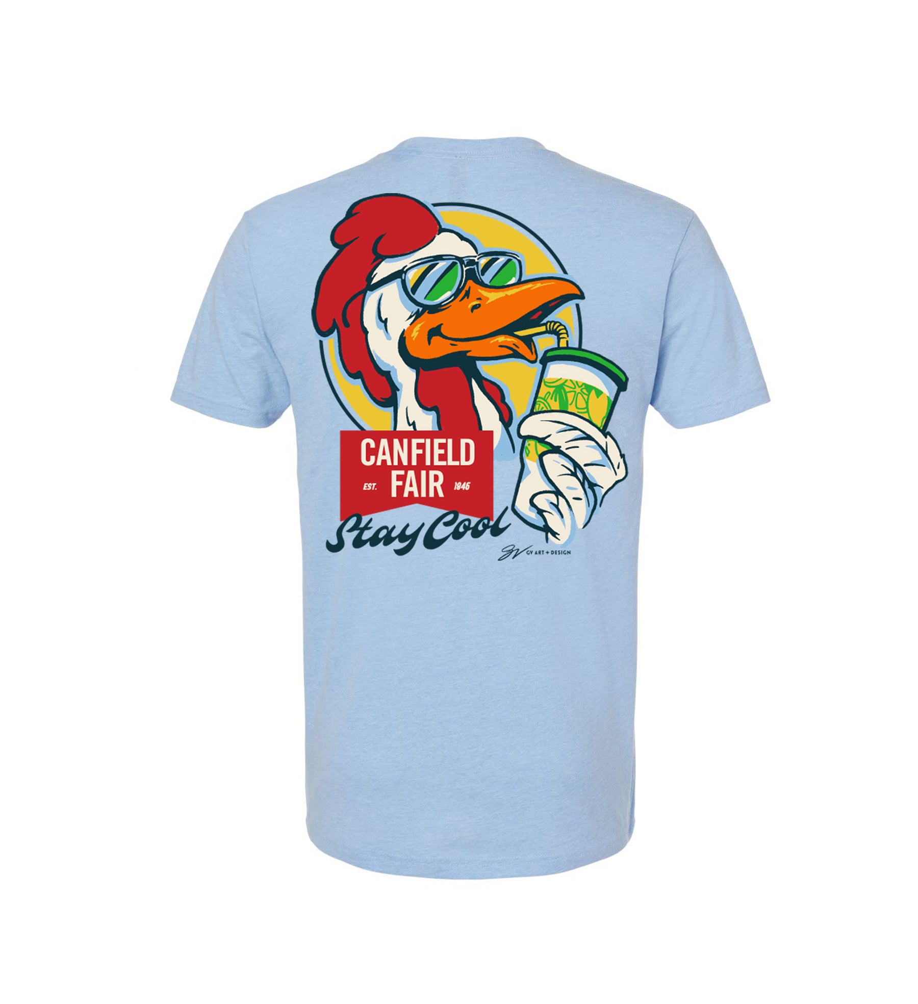 Kids Canfield Fair Rooster Lemonade T Shirt