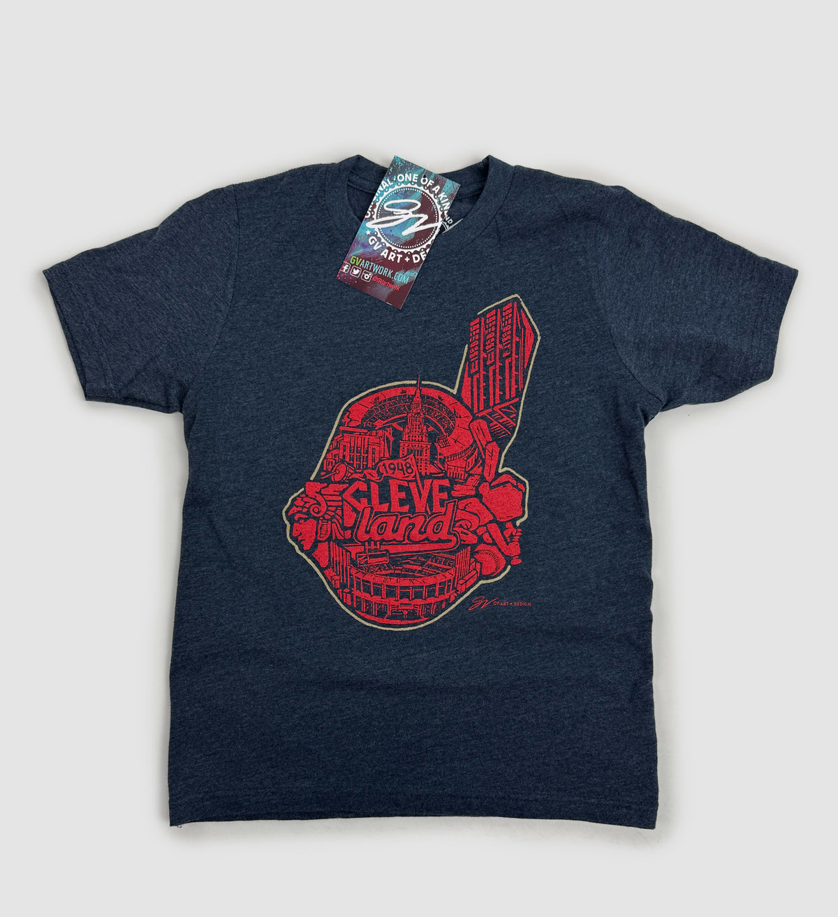 Kids History of Cleveland Baseball T Shirt