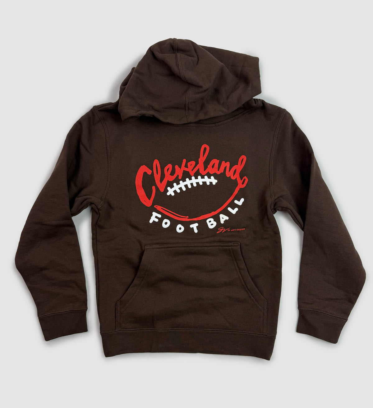 Kids Football Stitches Hoodie
