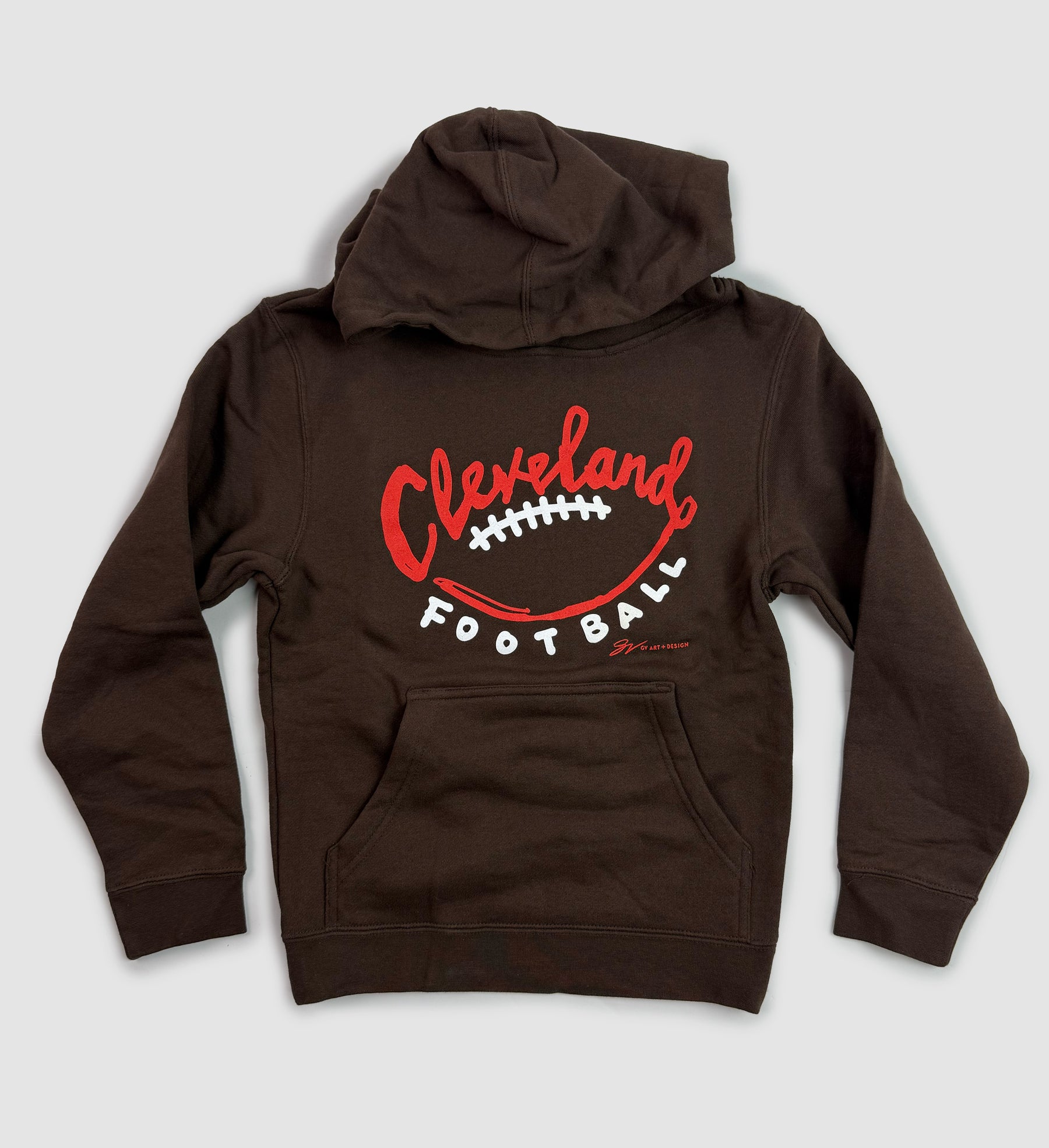 Kids Football Stitches Hoodie