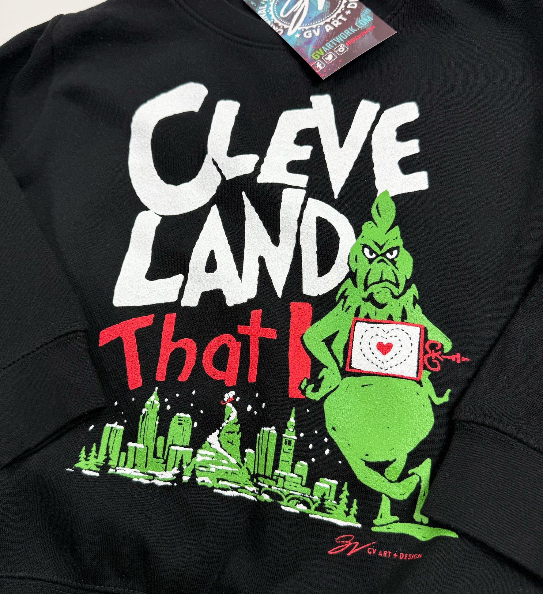 Kids He's A Mean One Crewneck