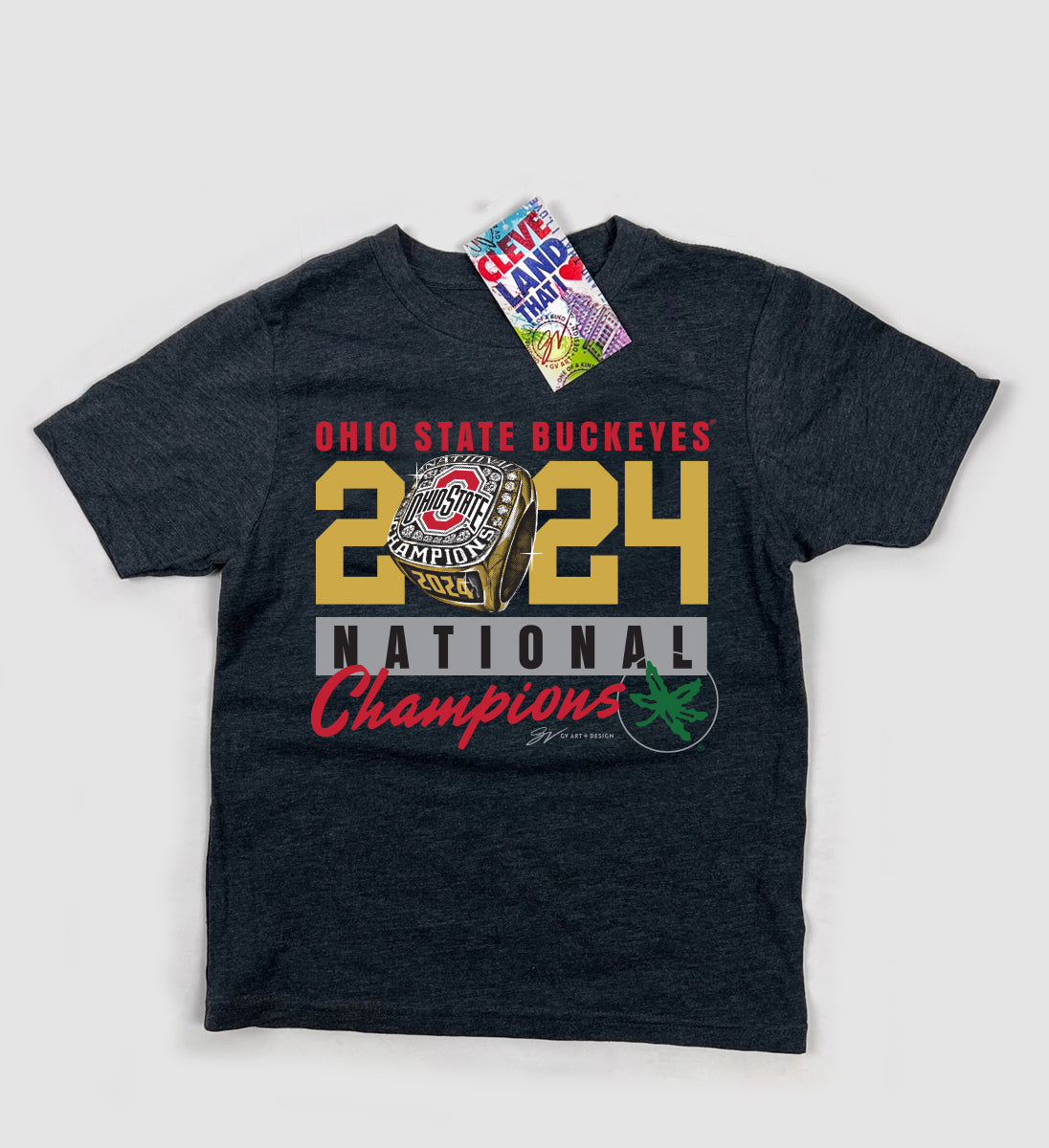 Kids 2024 Ohio State Champions Ring T Shirt