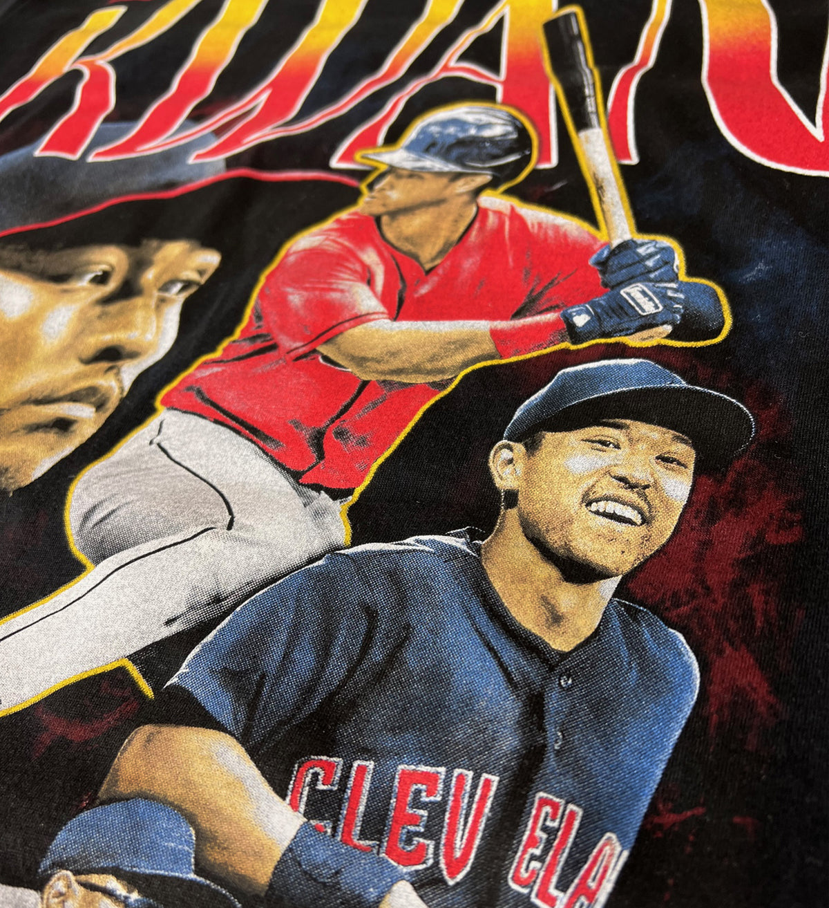 New Logo Baseball Cleveland Indians Red Art shirt