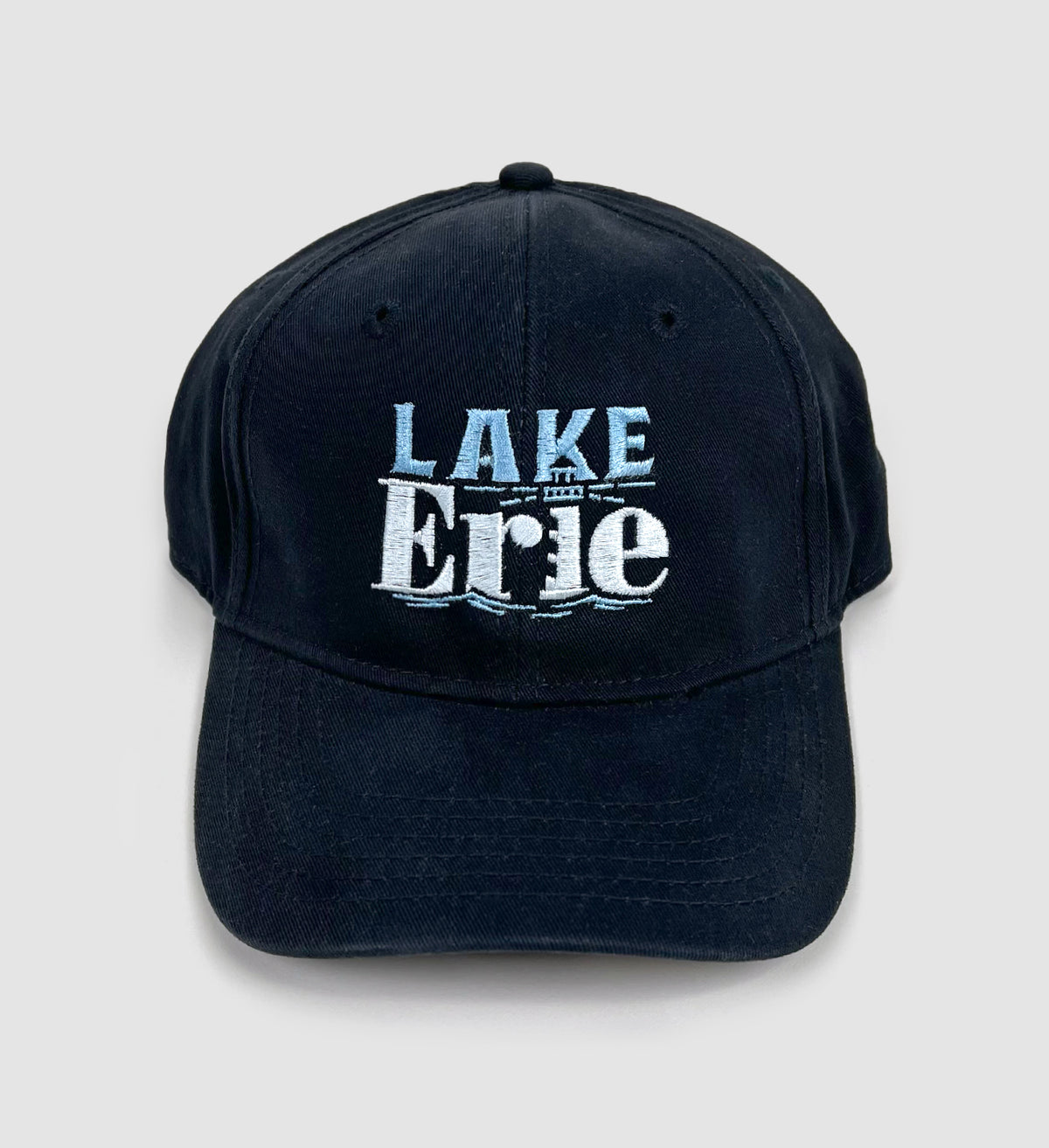 Navy Lake Erie Wave Dad Hat