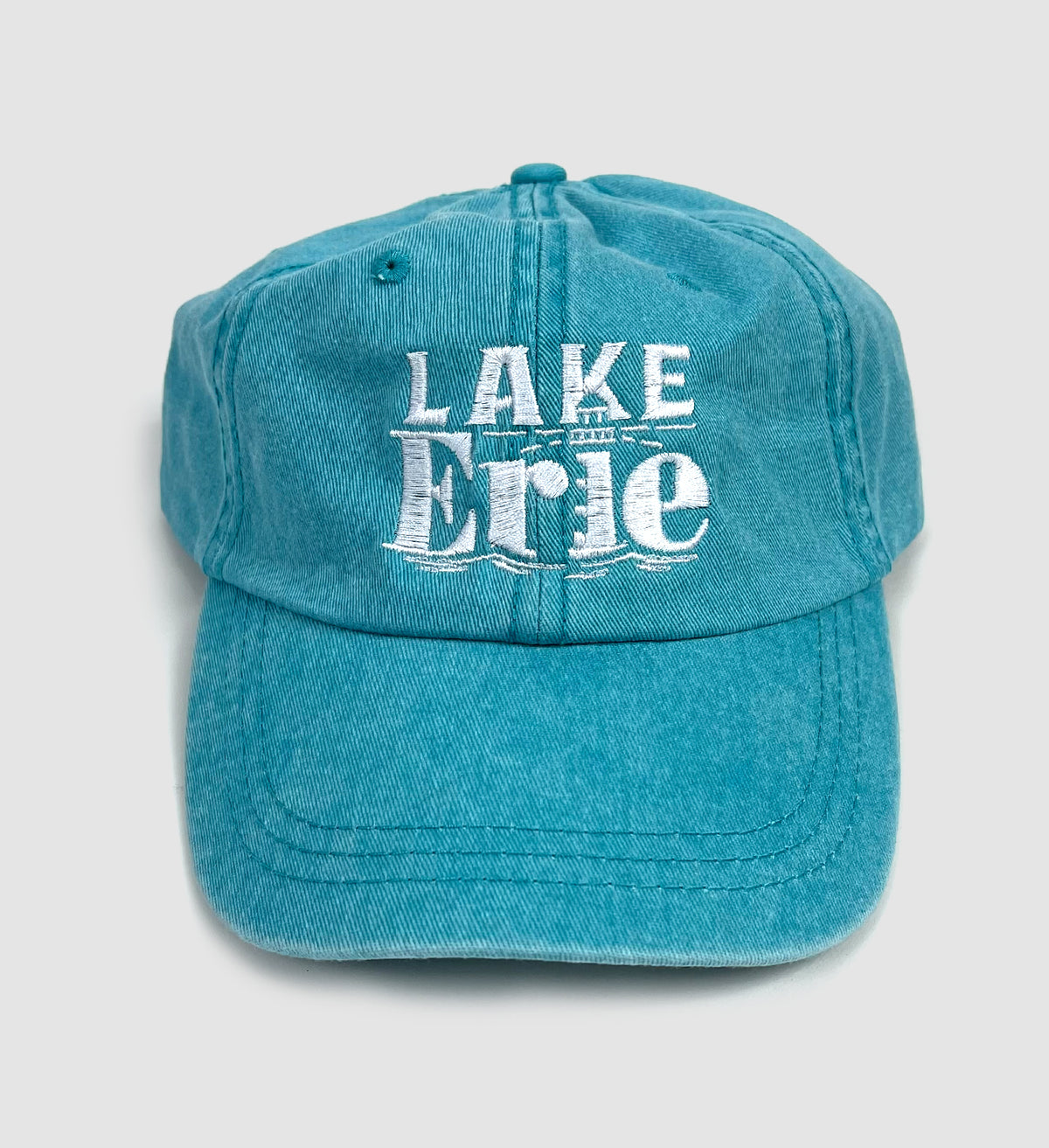 Aqua Lake Erie Wave Dad Hat