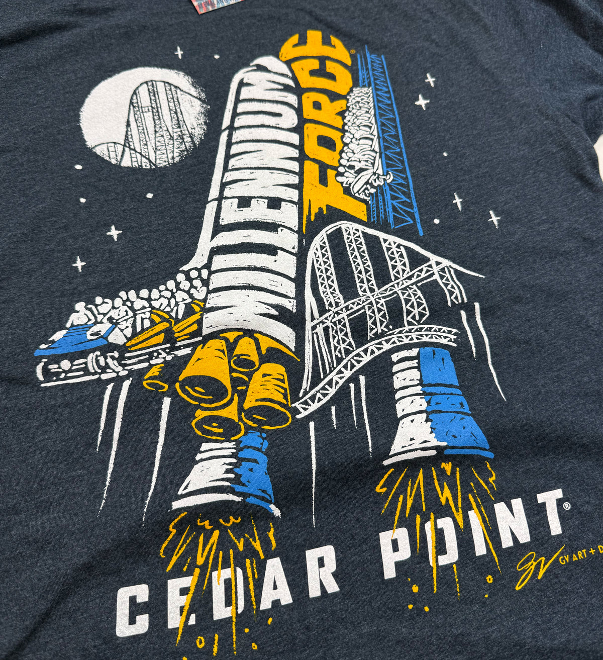 Millennium Force Wordscape T Shirt