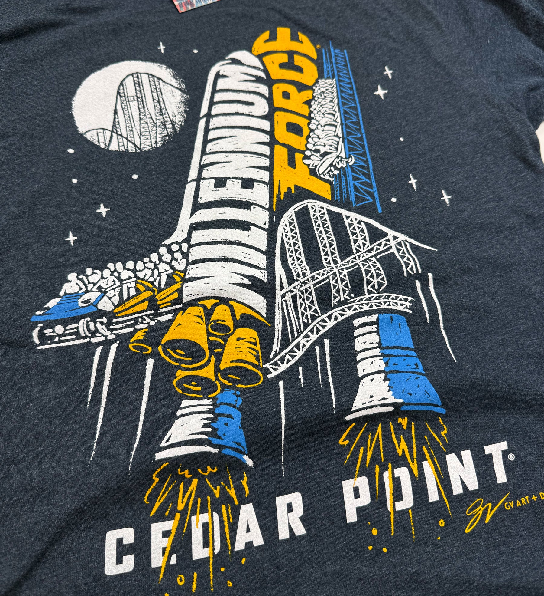 Millennium Force Wordscape T Shirt