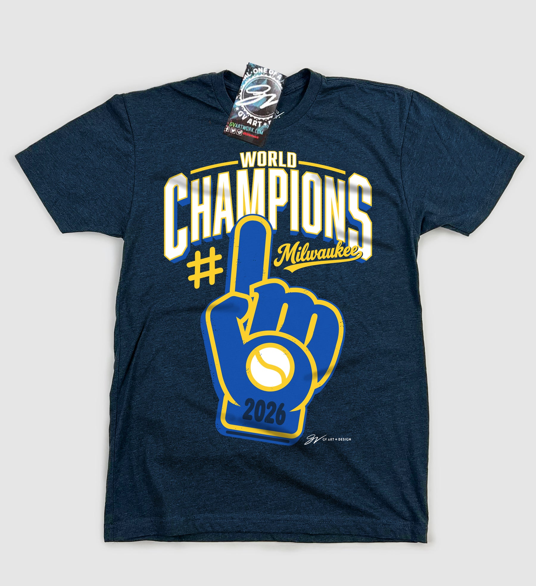 Milwaukee Baseball World Champs Tshirt