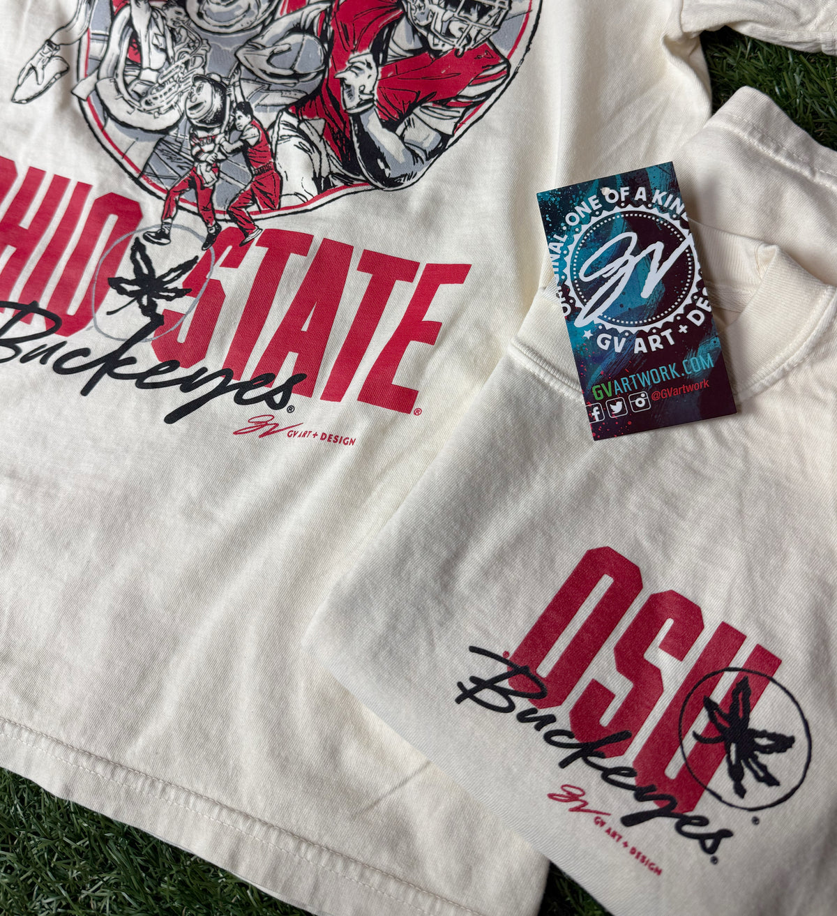 OSU GameDay Circle Collage Tee