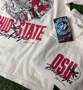 OSU GameDay Circle Collage Tee