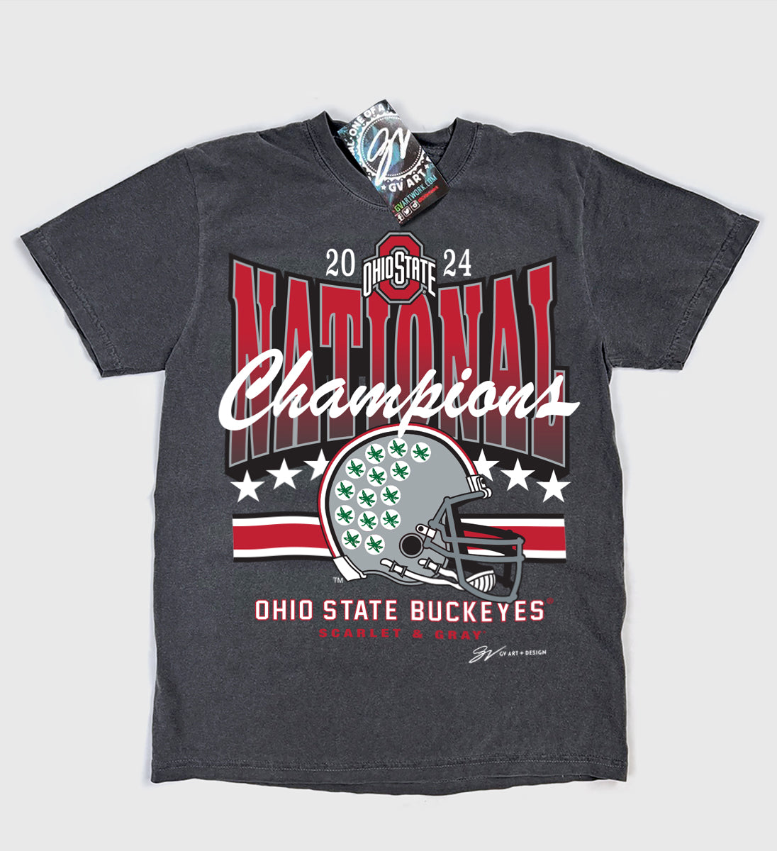 OSU National Champions Helmet T Shirt