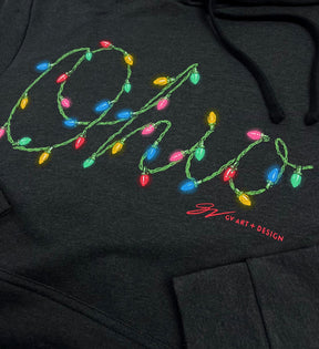 Ohio Christmas Lights Hooded Sweatshirt
