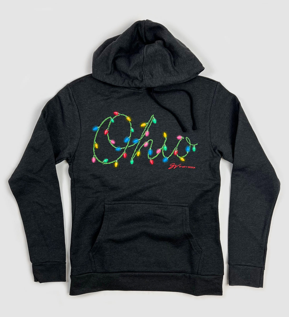 Ohio Christmas Lights Hooded Sweatshirt