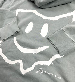 Ohio Smiley Sage Hooded Sweatshirt