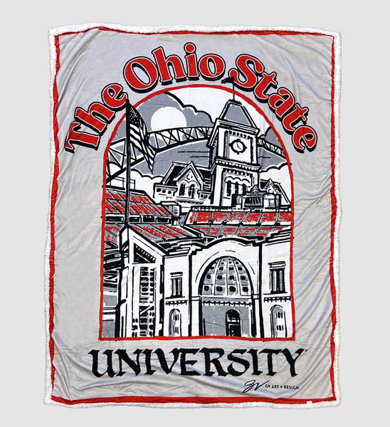 FANMATS Tappeto Ohio State University 221x297 Cm, In Nylon Con Retro Antiscivolo, Colori Ufficiali - 5