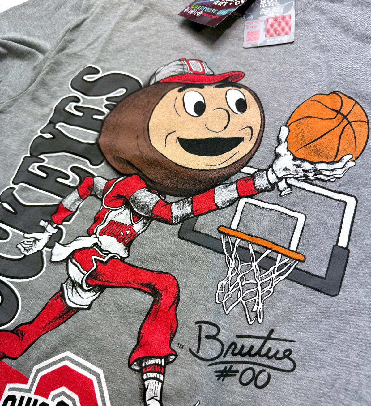 Retro Brutus Basketball T Shirt