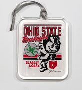 Ohio State Brutus Retro Clear Ornament