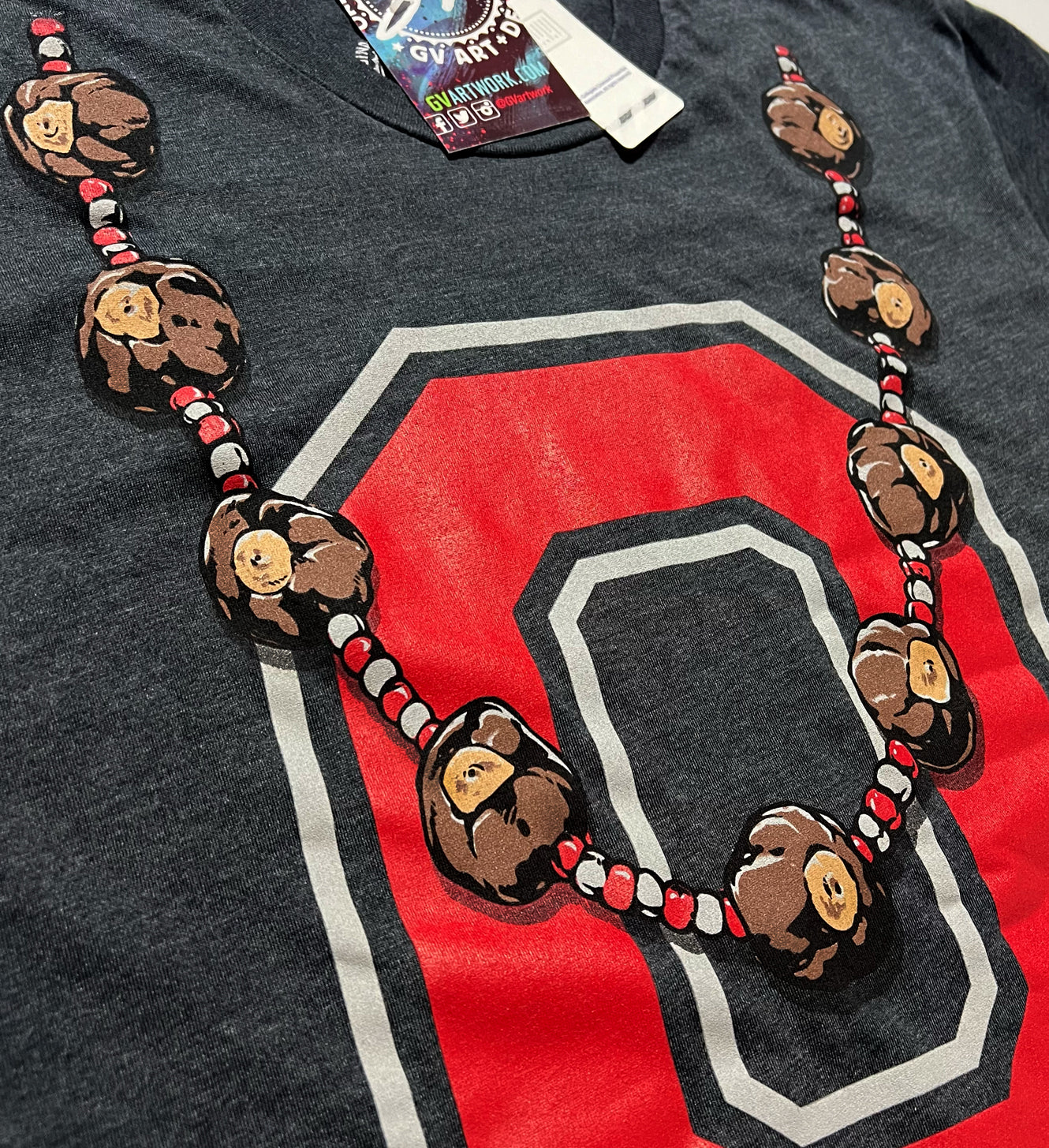 Buckeye Necklace Tee